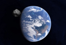 134英尺的小行星下周将以月球距离的四倍掠过地球