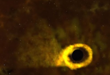 一项新研究显示吞噬黑洞的恒星发出的光比100个太阳还要亮