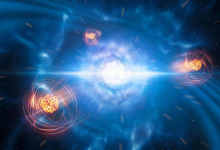 宇宙中某些较重的元素是由中子星碰撞产生的