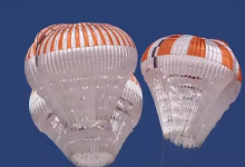 SpaceX分享惊险的Crew Dragon降落伞测试