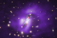 巨大的黑洞促进了凤凰星系团中的恒星形成