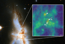 天文学家在NGC 6240中发现三个超大质量黑洞