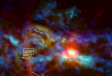GISMO仪器绘制了银河系内部的图