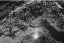 穿过彗星的飞行Chury的尘云解决了化学问题