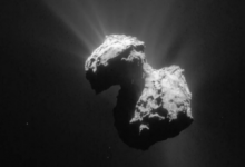 ESA的Rosetta探针发现67P彗星变色