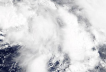 美国宇航局在美属萨摩亚附近看到热带气旋18p形式