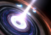古代超大质量黑洞的粒子束直接对准地球