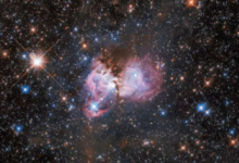 哈勃太空望远镜捕捉到的这个恒星创造的场景