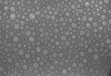 哥伦布的流体科学实验室内部形成的第一批泡沫图像