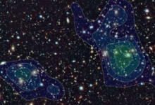 日本天文学家使用弱透镜创建了暗物质图