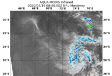 美国宇航局发现热带气旋赫罗德几乎没有力量
