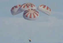 SpaceX降落伞测试失败可能会进一步延迟机组人员飞行