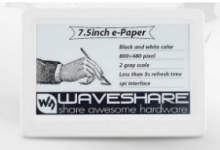 Waveshare创建了首个使用NFC而非电池的7.5电子墨水显示屏