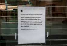美国的Apple Store商店将关闭至5月初