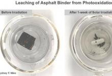 研究人员发现日晒雨淋将沥青胶结剂转化为潜在有毒化合物