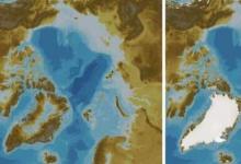 北冰洋的新深度图