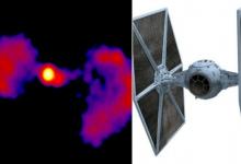 美国宇航局从星际大战中发现了一个看起来像TIE战斗机的新星系