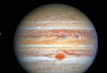 哈勃拍摄了木星湍流的大气和巨大的风暴