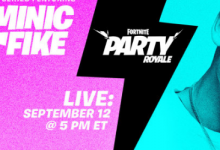 Fortnite内部的PartyRoyale音乐会系列将于9月12日开始