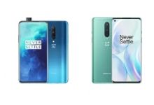 OnePlus 7T Pro与8T主要规格之间的比较