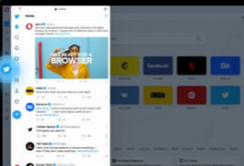 最新的Opera浏览器内置Twitter