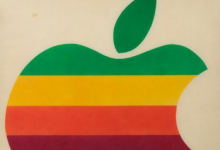 早期苹果的logo和现在形状类似