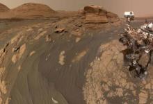宇航局好奇号火星探测器在蒙特梅尔库拍摄照片
