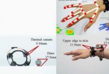 研究人员创造了一种腕戴式设备可以连续跟踪整只手