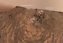 好奇号火星车令人难以置信的三月自拍标志着火星之旅的新纪录