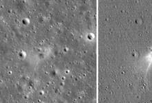 宇航局LRO发现Beresheet航天器在月球上的撞击点