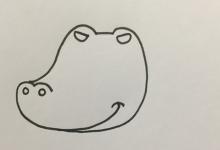 如何画鳄鱼简笔画步骤