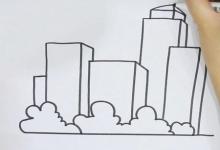 高层建筑如何画简笔画？