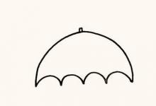 如何用伞画出简单美观的简笔画？