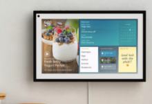 新的EchoShow15是亚马逊最大的智能显示器可以挂在墙上
