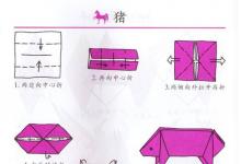 孩子怎么用手折猪？