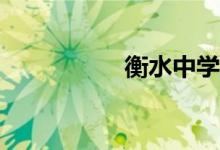 衡水中学在哪个省市？