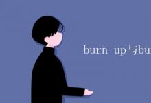 教育资讯：burn up与burn down的区别