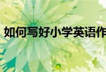 如何写好小学英语作文第八课：My hobby?