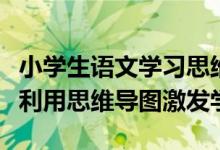 小学生语文学习思维导图简单（小学语文怎样利用思维导图激发学生的阅读兴趣）