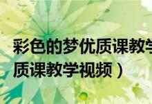 彩色的梦优质课教学视频幼儿园（彩色的梦优质课教学视频）