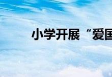 小学开展“爱国卫生运动”倡议书