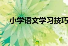 小学语文学习技巧（小学语文学习技巧）
