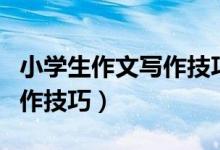 小学生作文写作技巧分享（盘点小学生作文写作技巧）