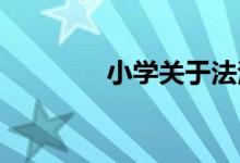 小学关于法治的手抄报内容