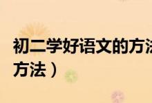 初二学好语文的方法及技巧（学好语文的八大方法）