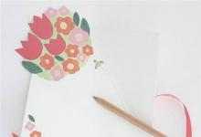 母亲节花束贺卡