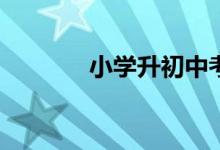 小学升初中考试要注意什么？