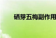 硒芽五梅副作用(硒芽五梅的功效)