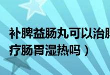 补脾益肠丸可以治脾胃湿热吗(补脾益肠丸食疗肠胃湿热吗)