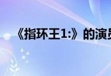 《指环王1:》的演员(指环王1有哪些明星)